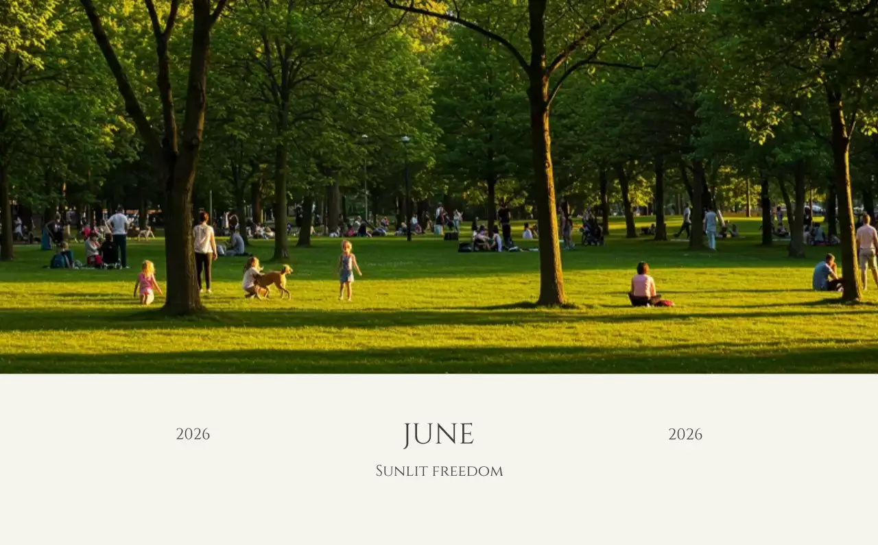 노랑 심플 계절 안내