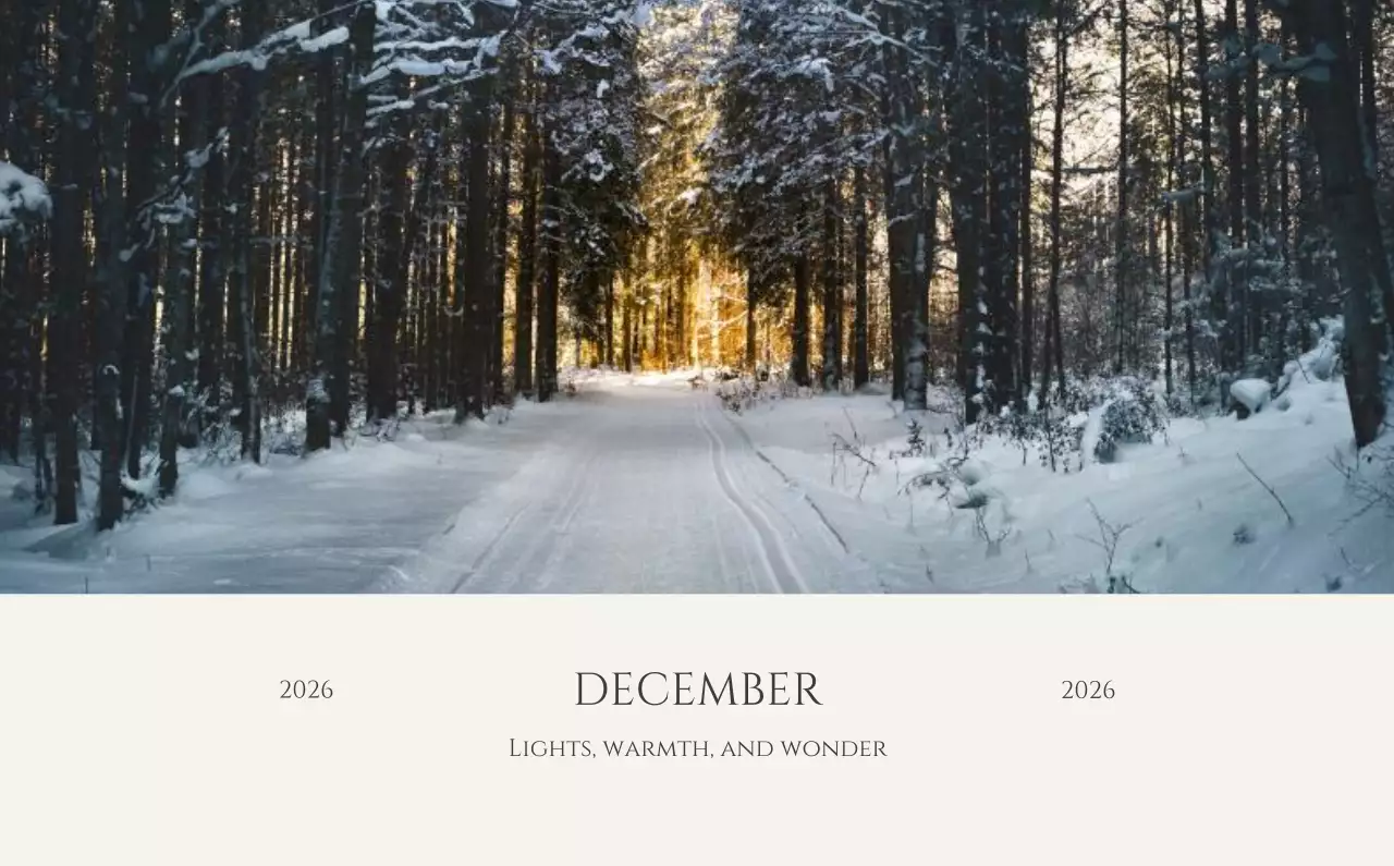 노랑 심플 계절 안내