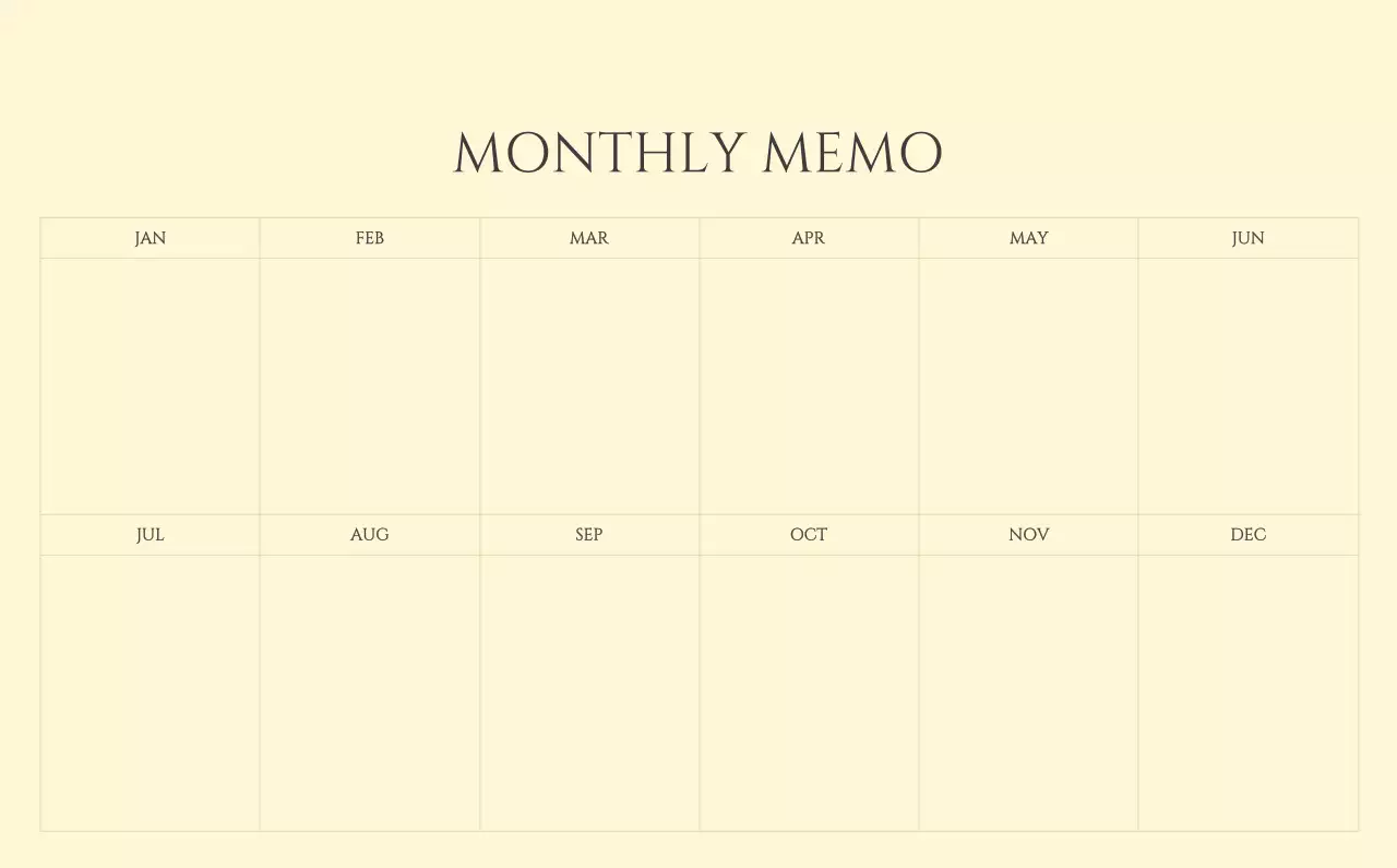 노랑 심플 계절 안내