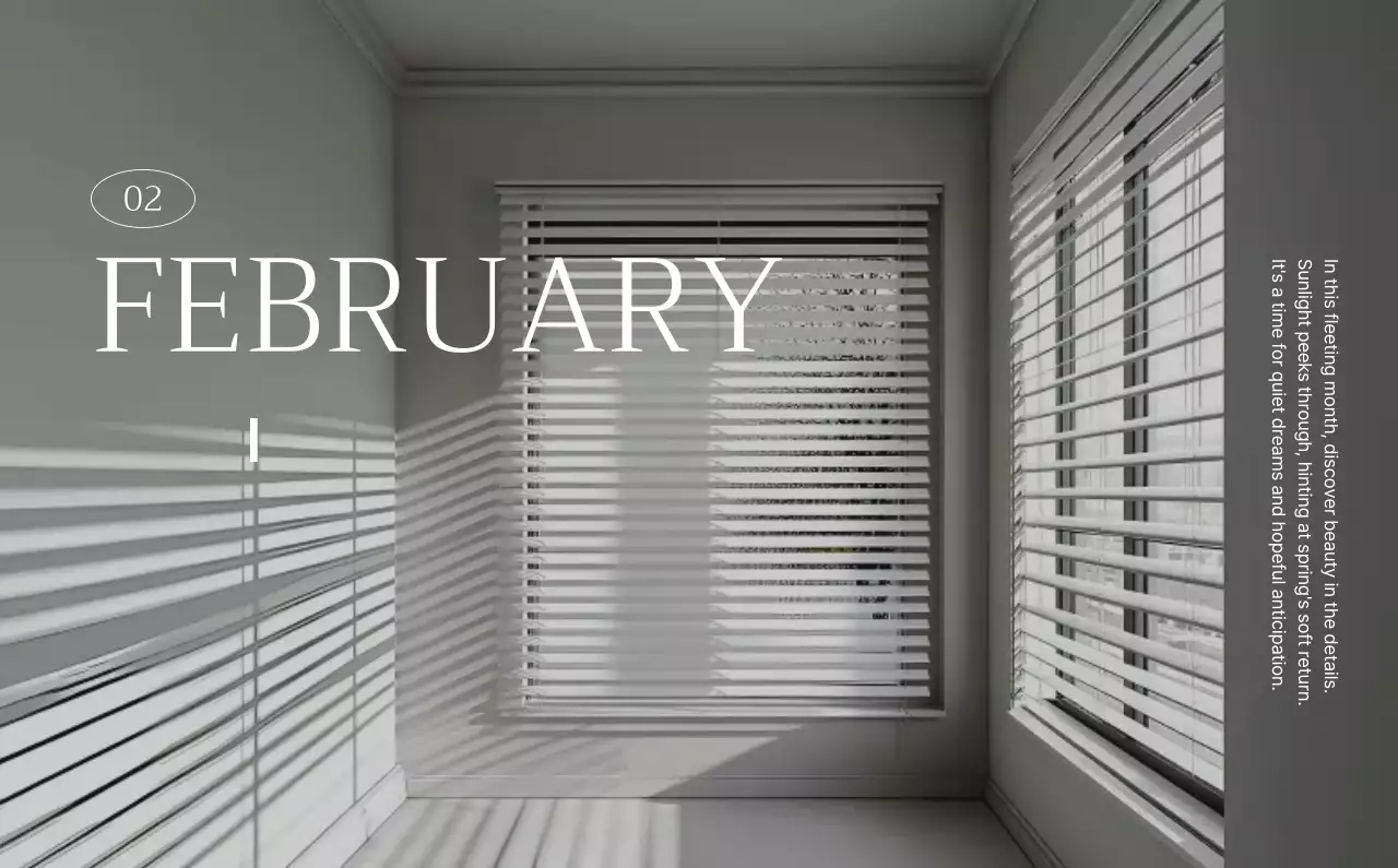 초록 심플 도시 달력