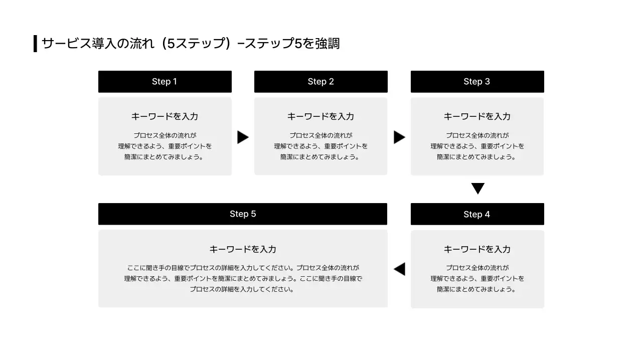 タイムライン_ステップ_本文_分割型_格子型_日本語
