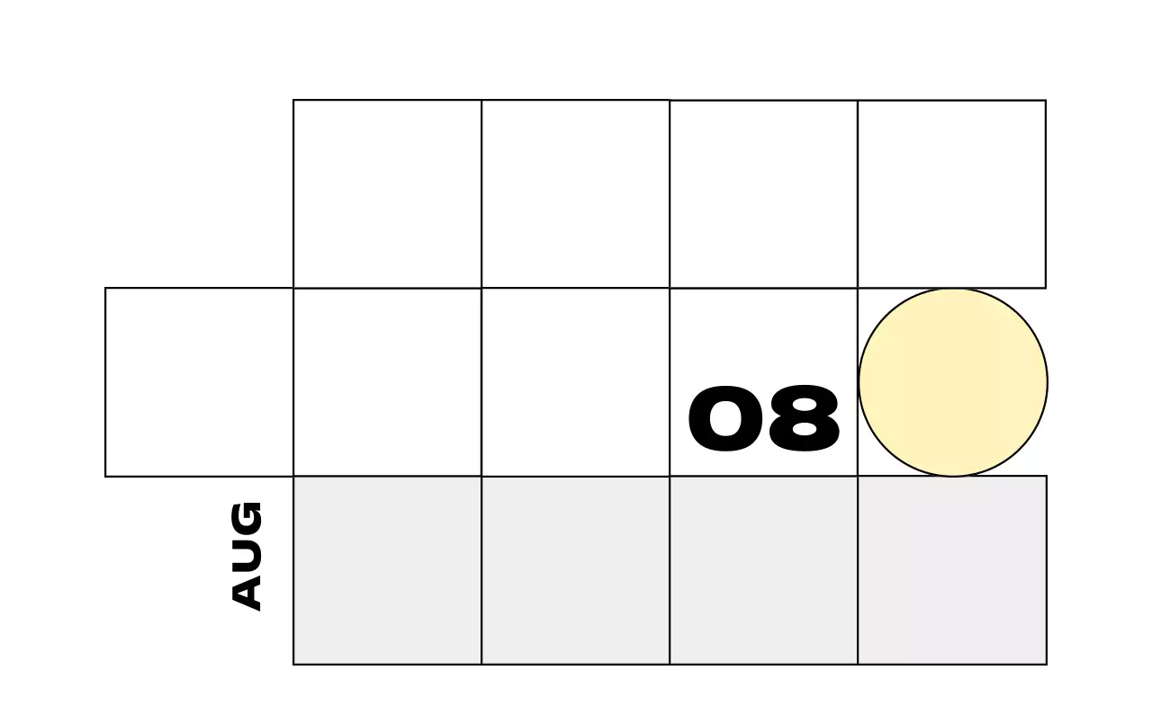 베이지 심플 달력 캘린더