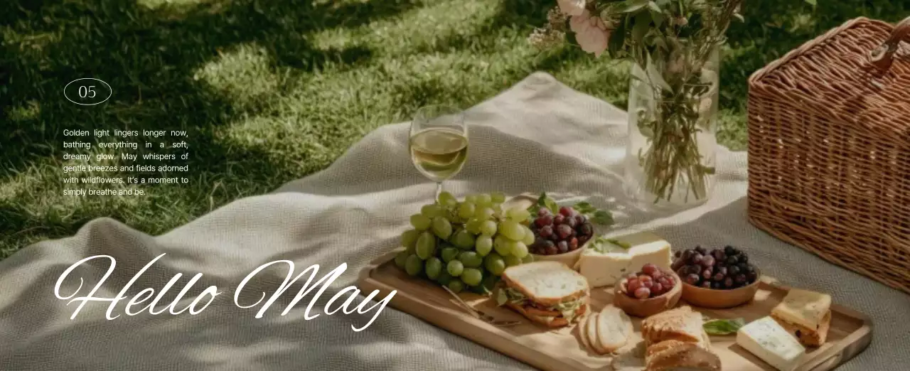 초록 자연 공원 캘린더