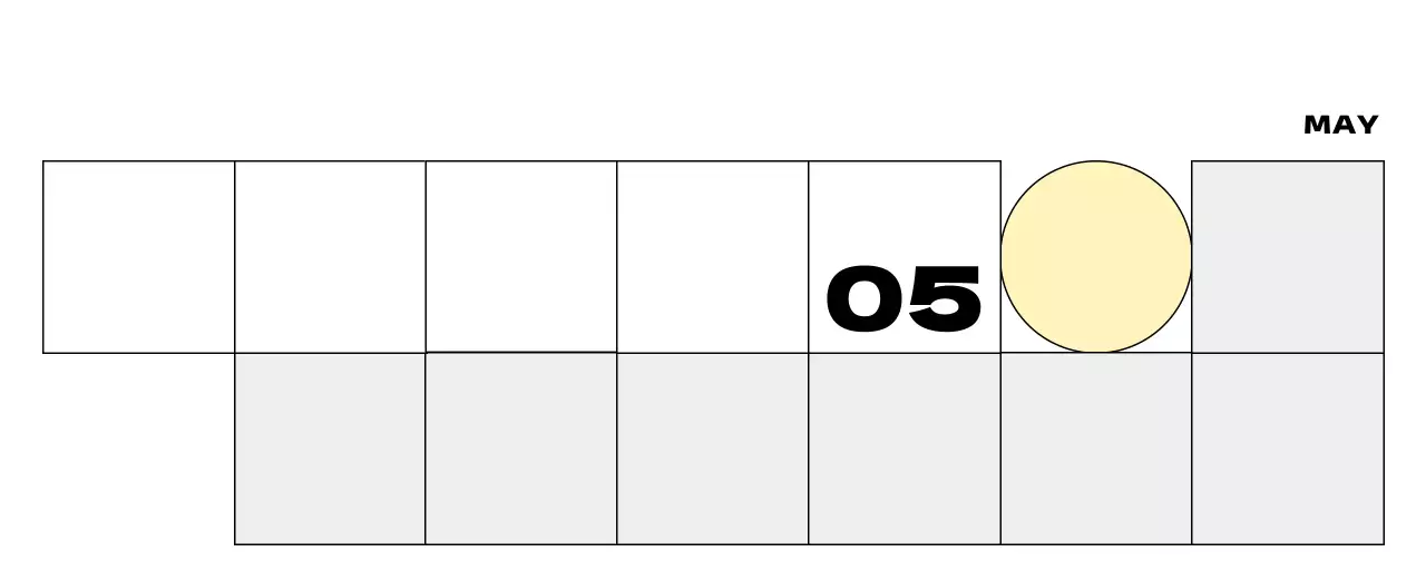 베이지 심플 달력 캘린더