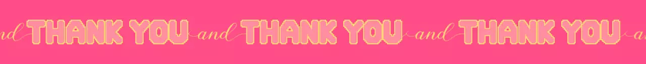 핑크 심플 감사 문구