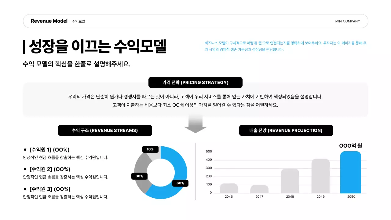 파랑 모던 스타트업 홍보