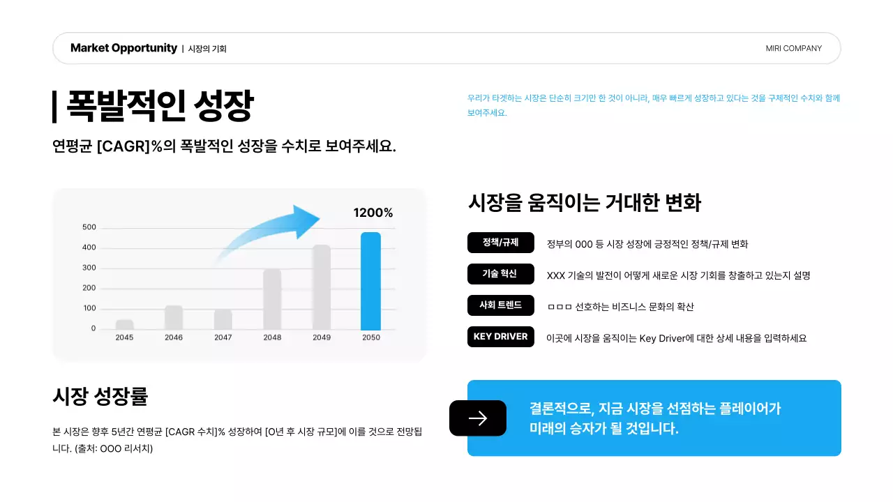 파랑 모던 스타트업 홍보