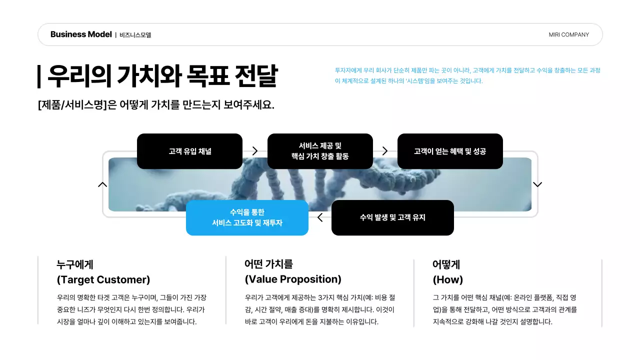 파랑 모던 스타트업 홍보