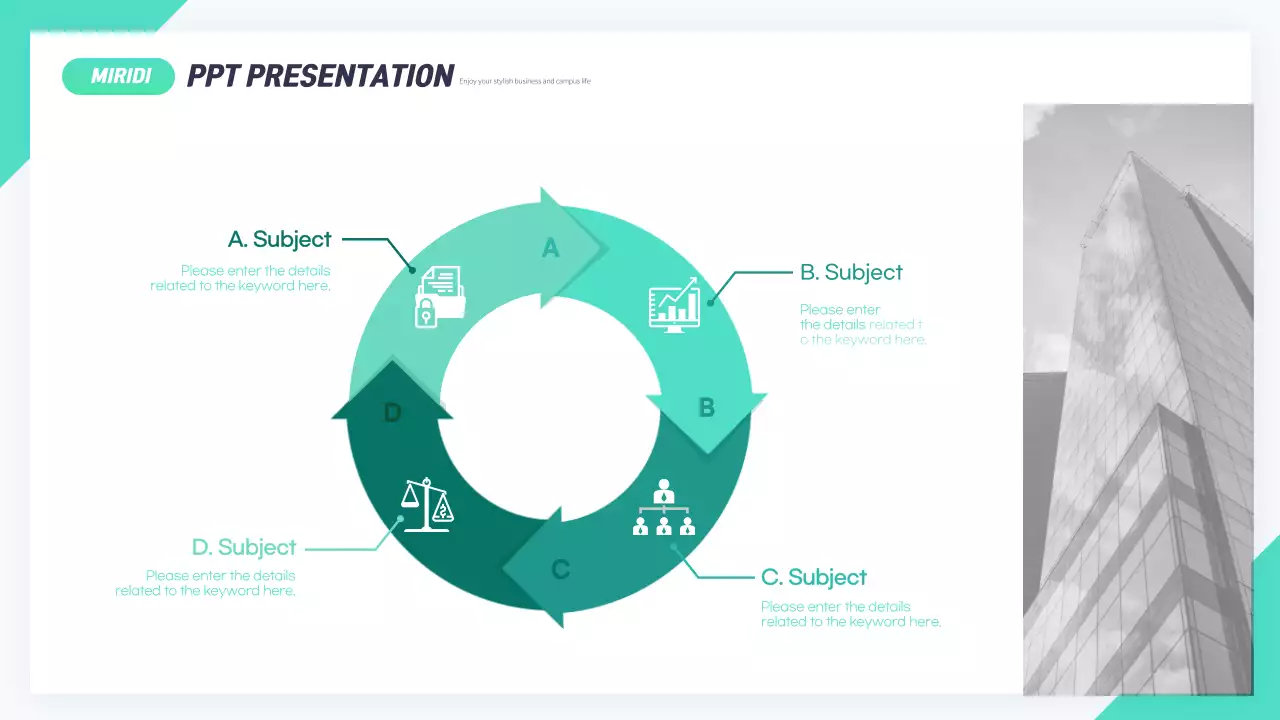 민트 모던 기업 비즈니스 제안서