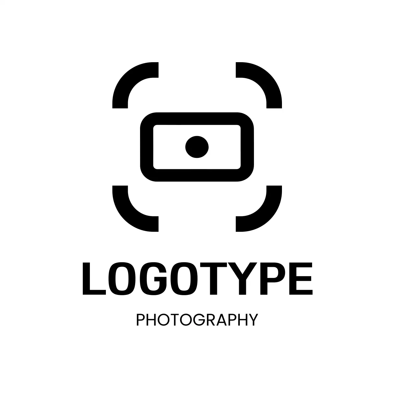 블랙 미니멀 사진 광고