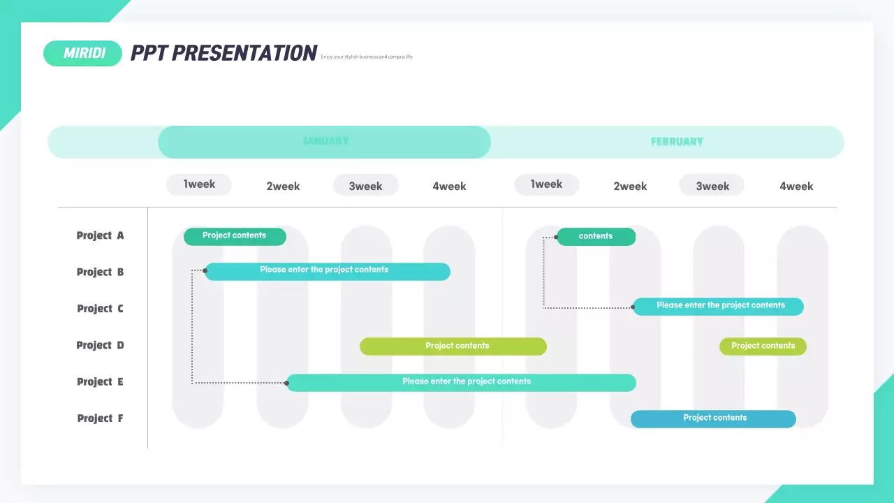 민트 모던 기업 비즈니스 제안서