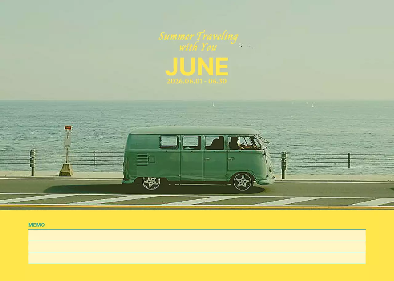 초록 심플 달력 기획