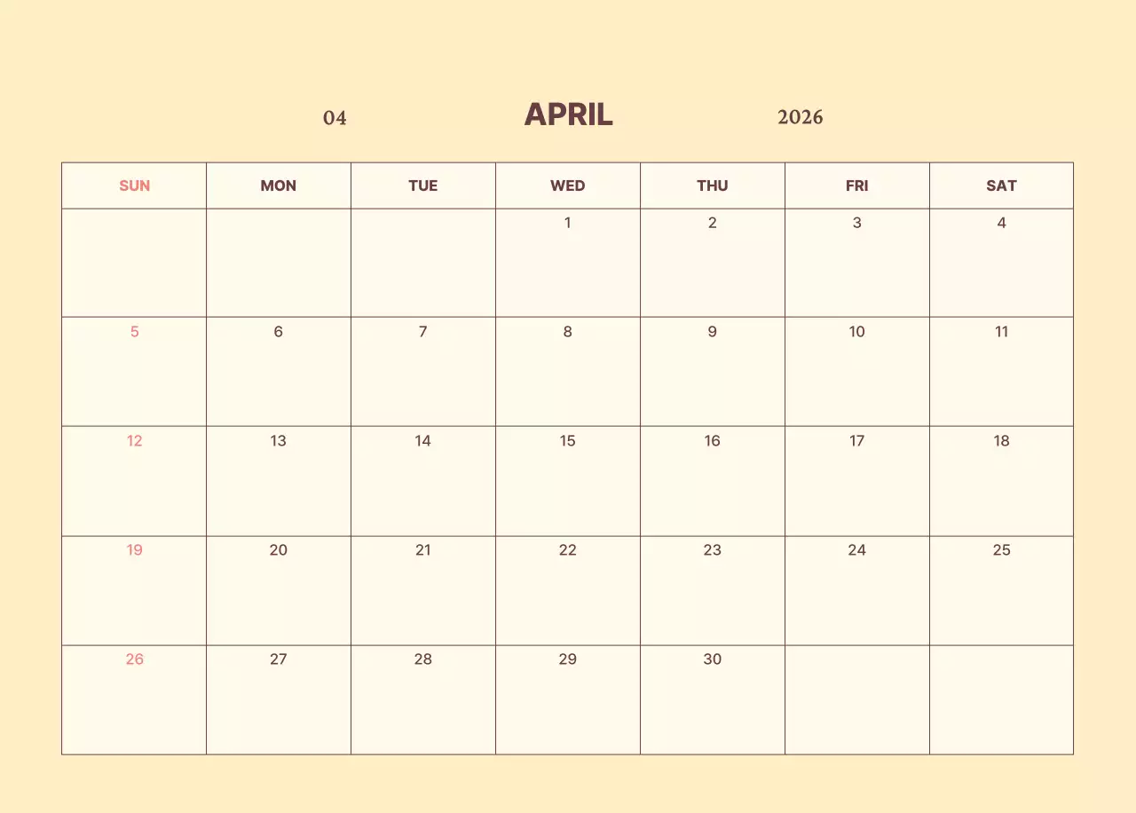 초록 심플 달력 기획