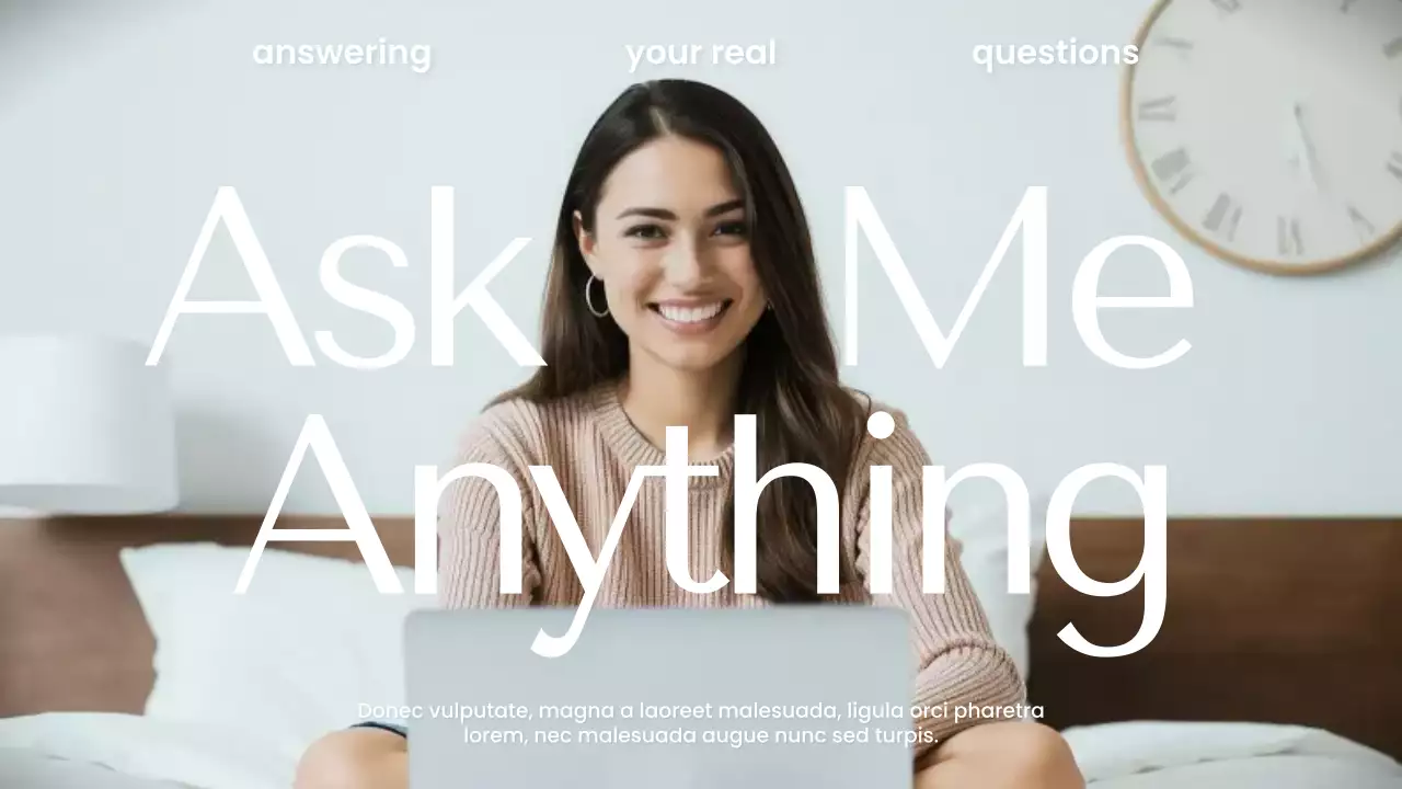 White Modern QA Promotion YouTube Thumbnail