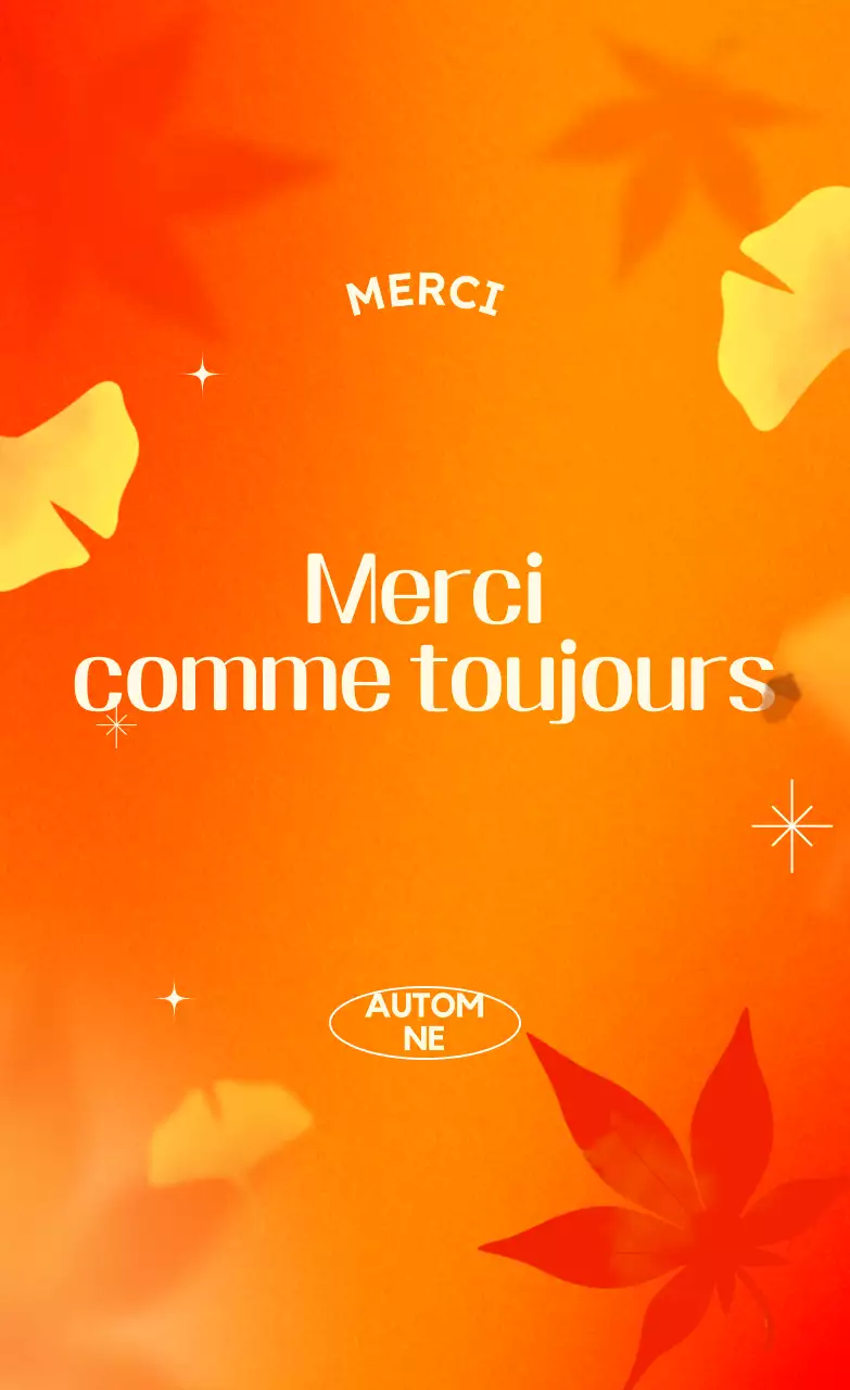 Événement Orange Simple Gratitude