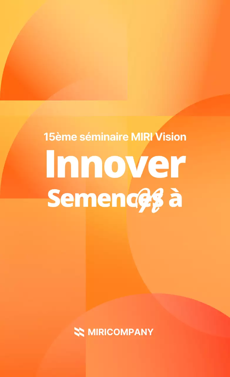 Guide du séminaire Orange Modern