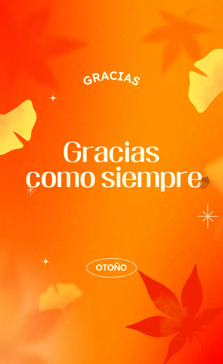 Evento de gratitud simple de Orange