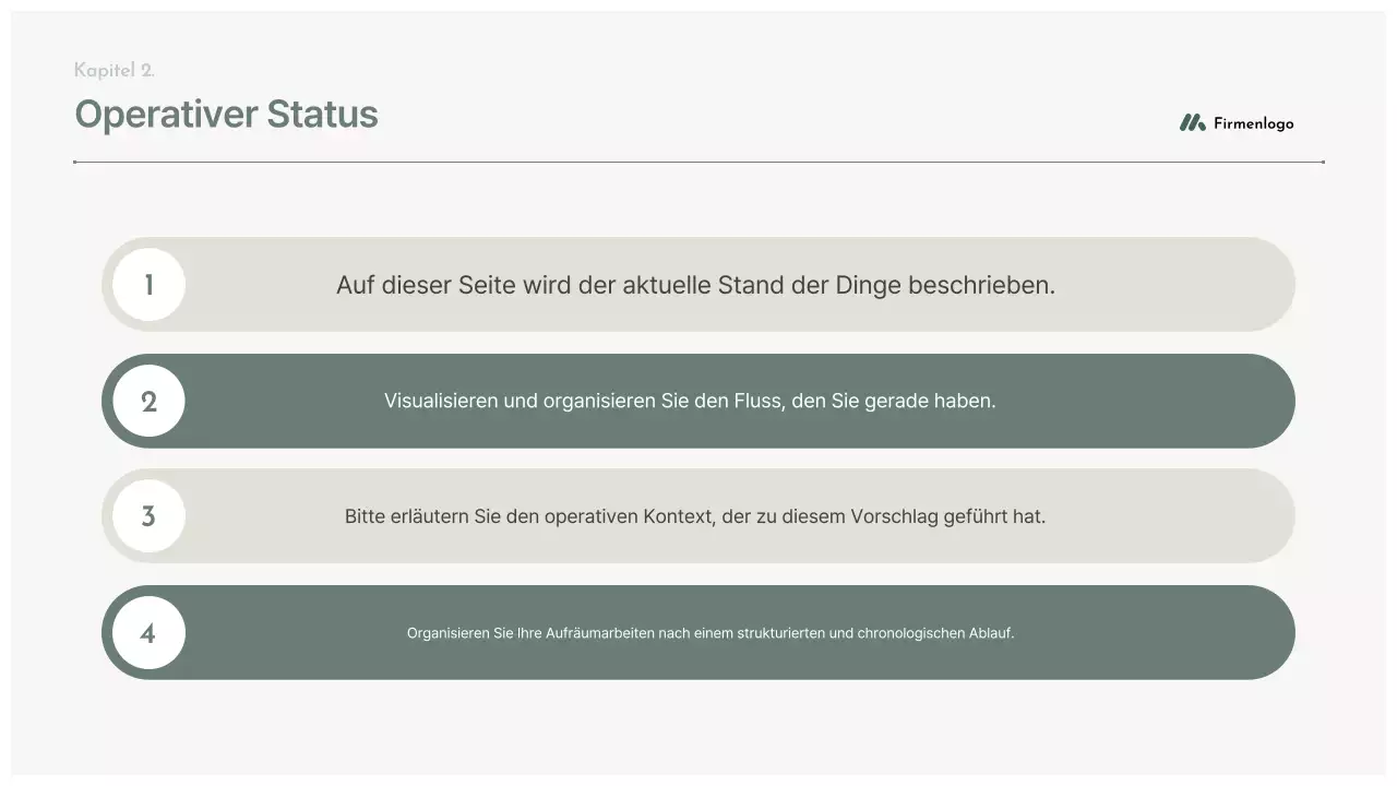 Gray Clean Angebotsplanung