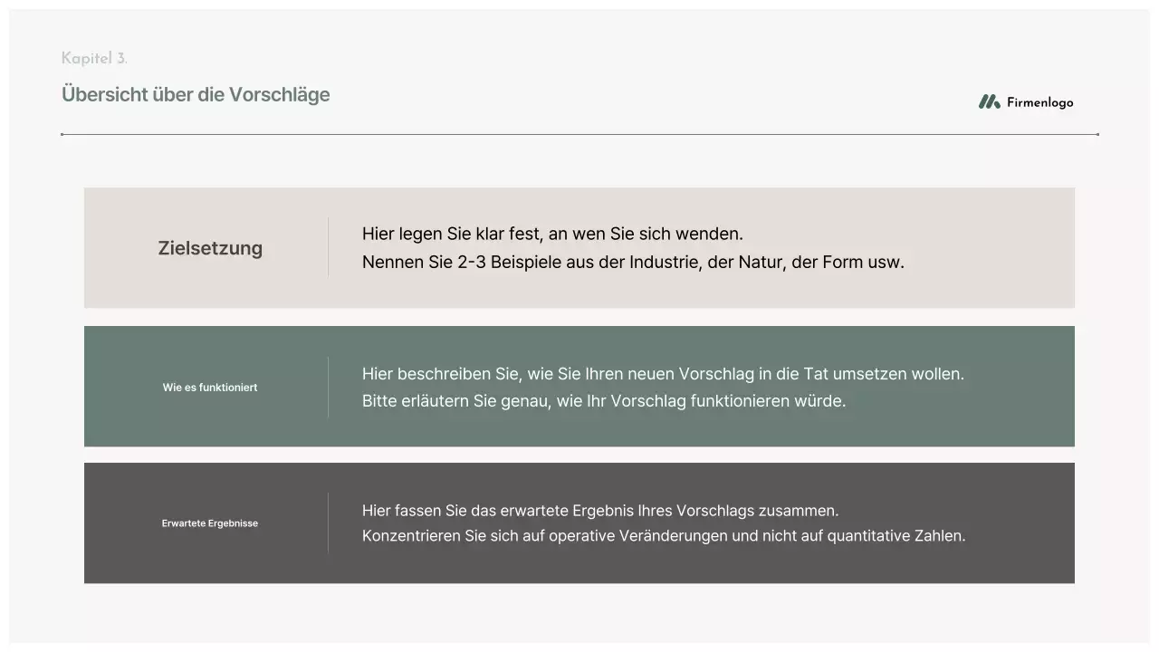Gray Clean Angebotsplanung