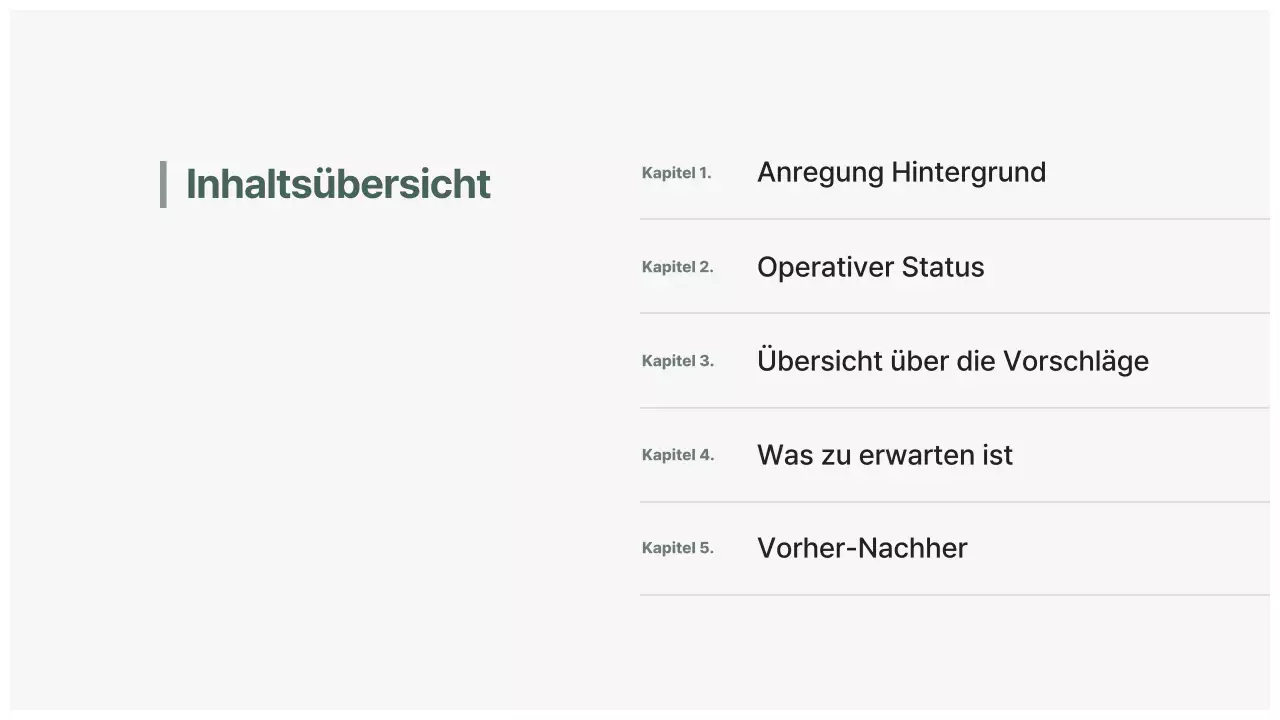 Gray Clean Angebotsplanung