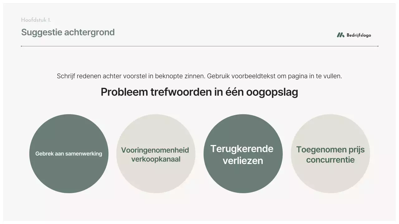Gray Clean Voorstel Planning