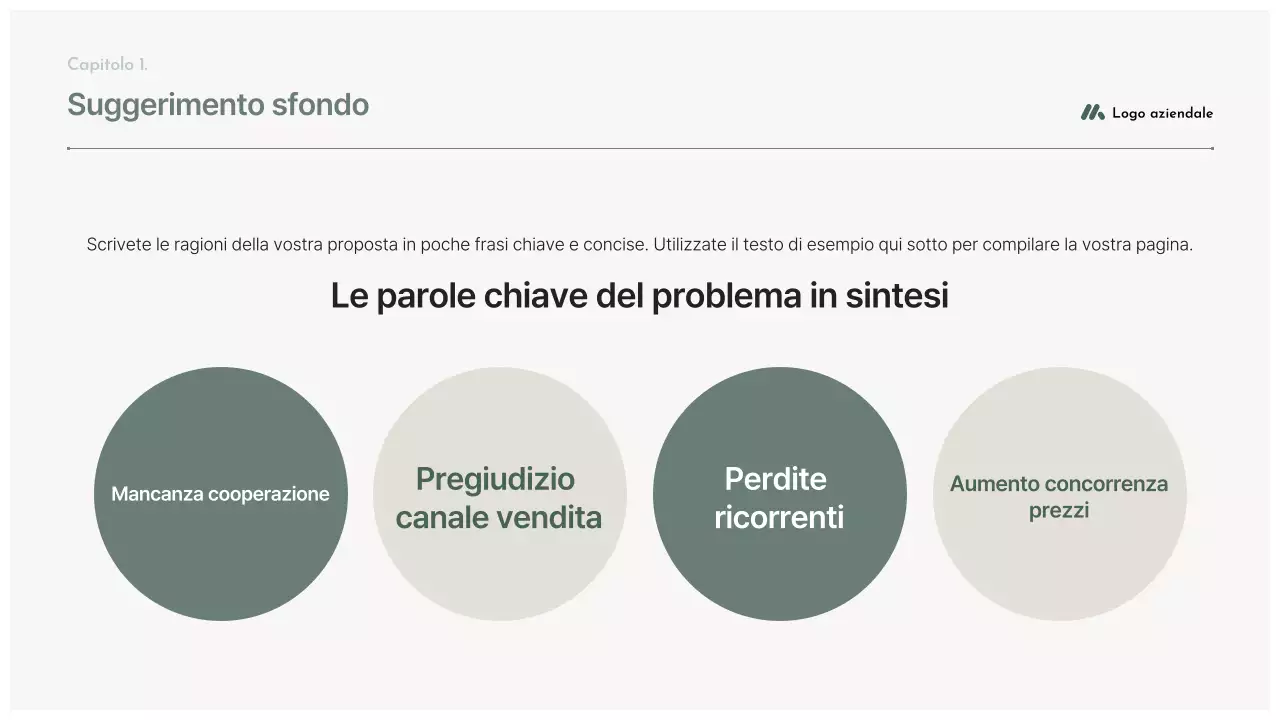 Pianificazione della proposta di pulizia grigia