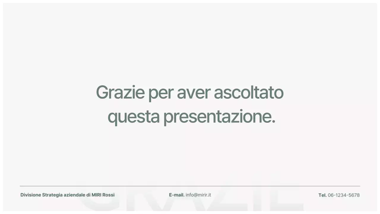 Pianificazione della proposta di pulizia grigia