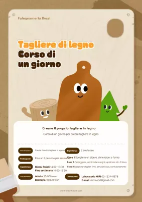 Guida ai corsi di artigianato per bambini marroni