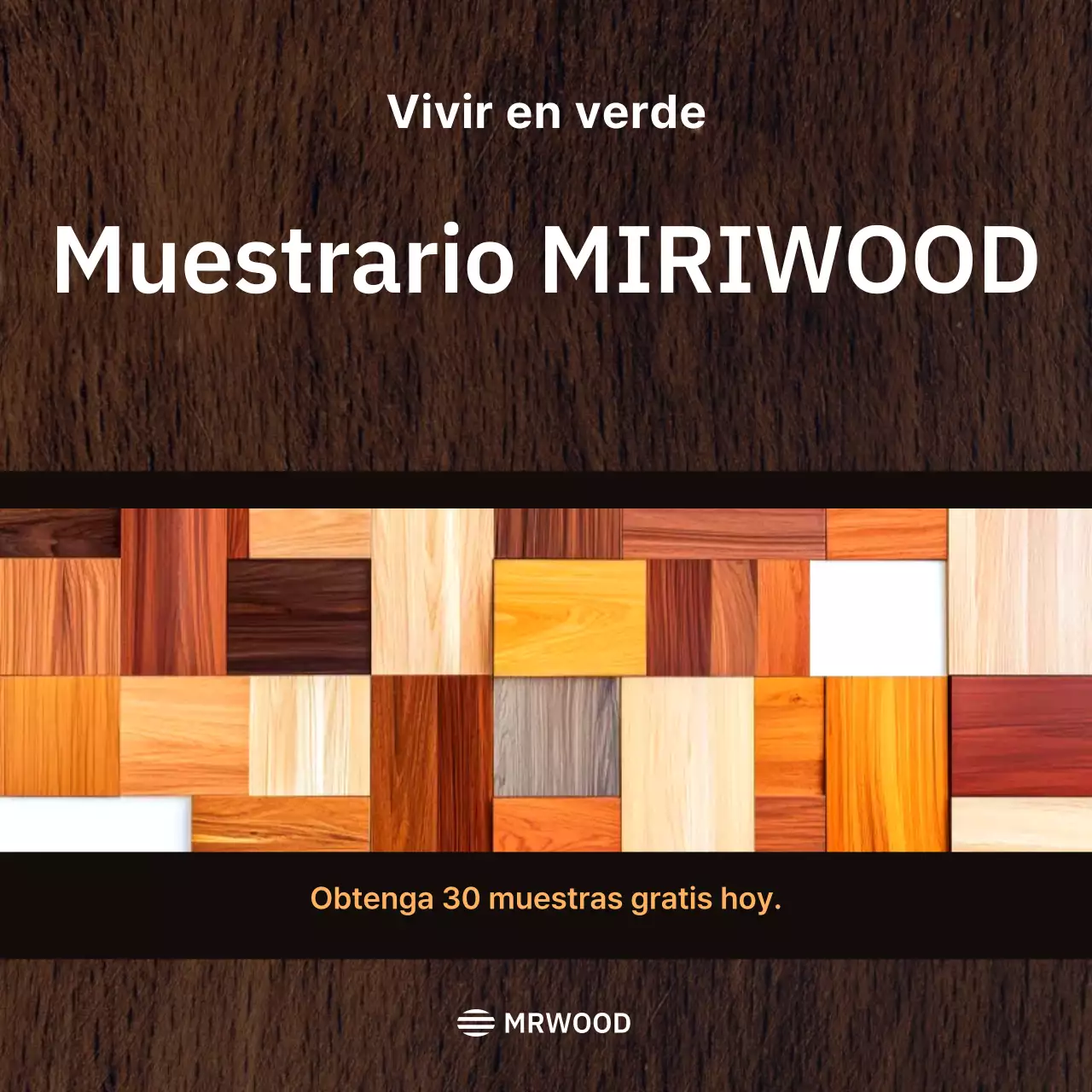 Promoción de interiores modernos marrones