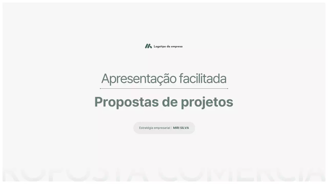Planejamento de Proposta de Limpeza Cinza
