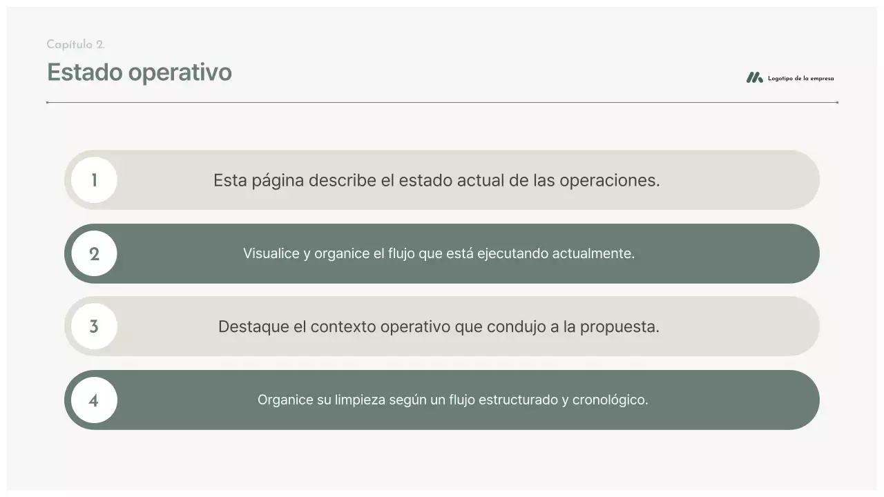 Planificación de propuestas limpias y grises