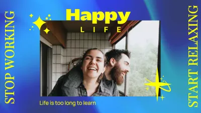 Happy Couple Relaxing and Enjoying Life Together