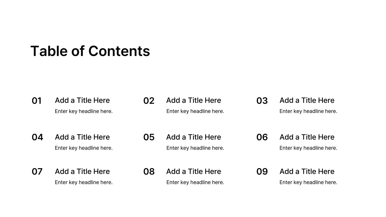 Table of Contents_List_Split_English