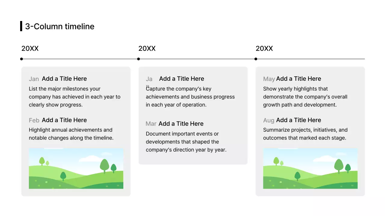 Tata Letak Bisnis_Garis Waktu_Badan_Waktu_Terbagi_Vertikal_Bahasa Inggris