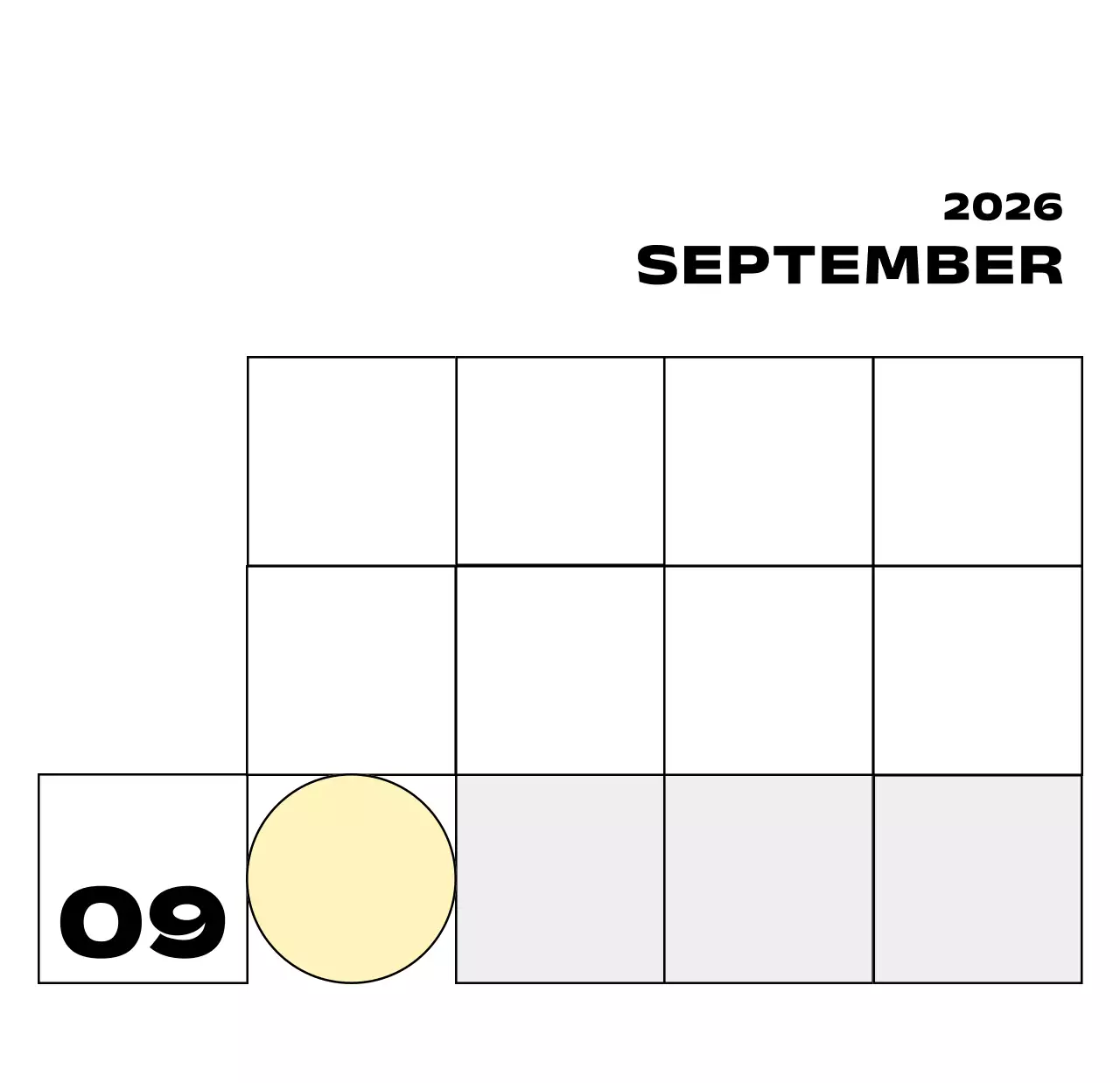 베이지 심플 캘린더 달력