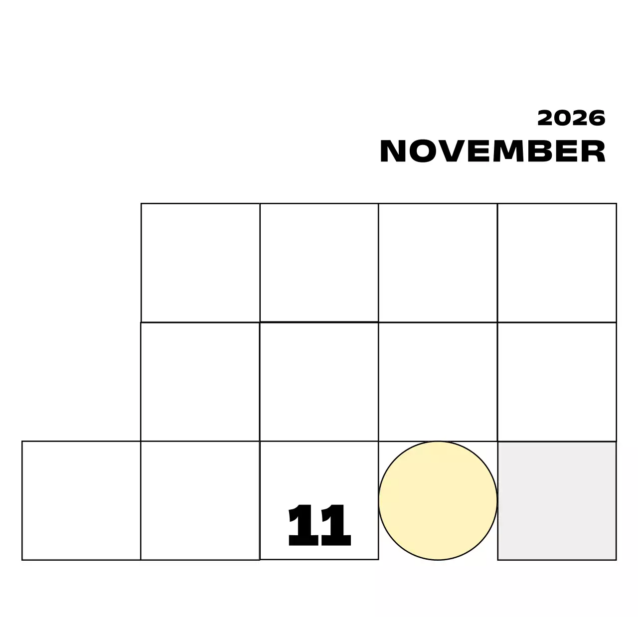 베이지 심플 캘린더 달력