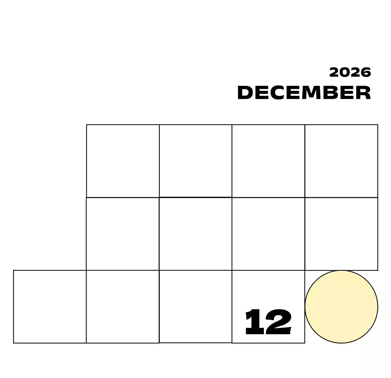 베이지 심플 캘린더 달력