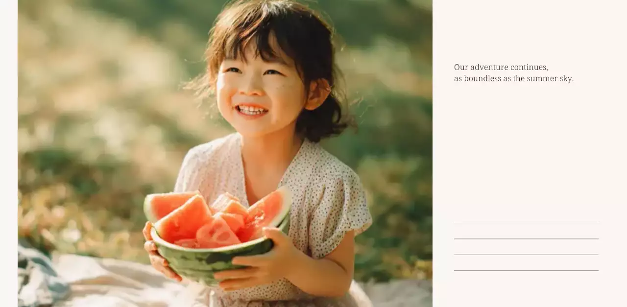 베이지 깔끔 가족 캘린더