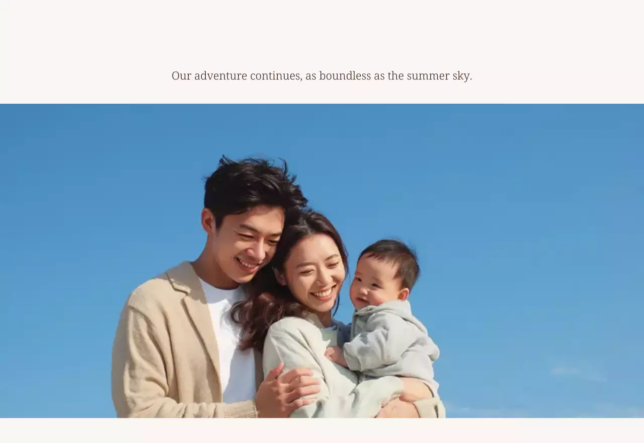 베이지 모던 가족 달력