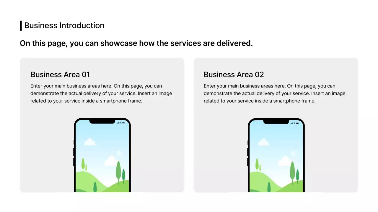 Business Layout Image Body Mockup English