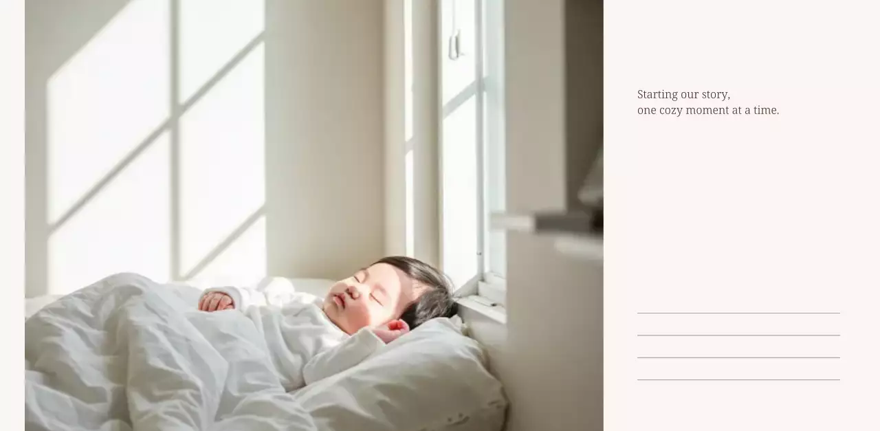 베이지 깔끔 가족 캘린더