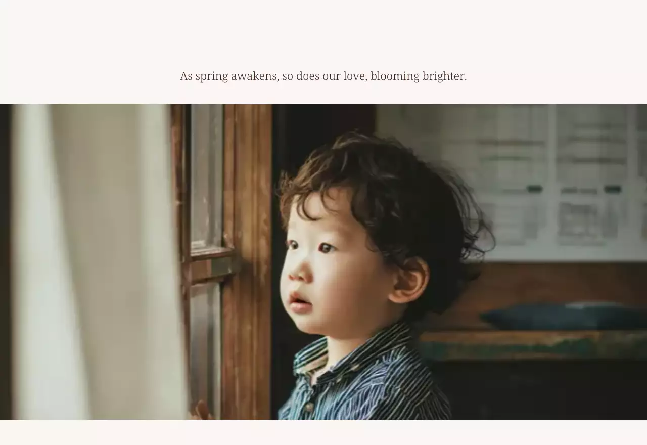 베이지 모던 가족 달력