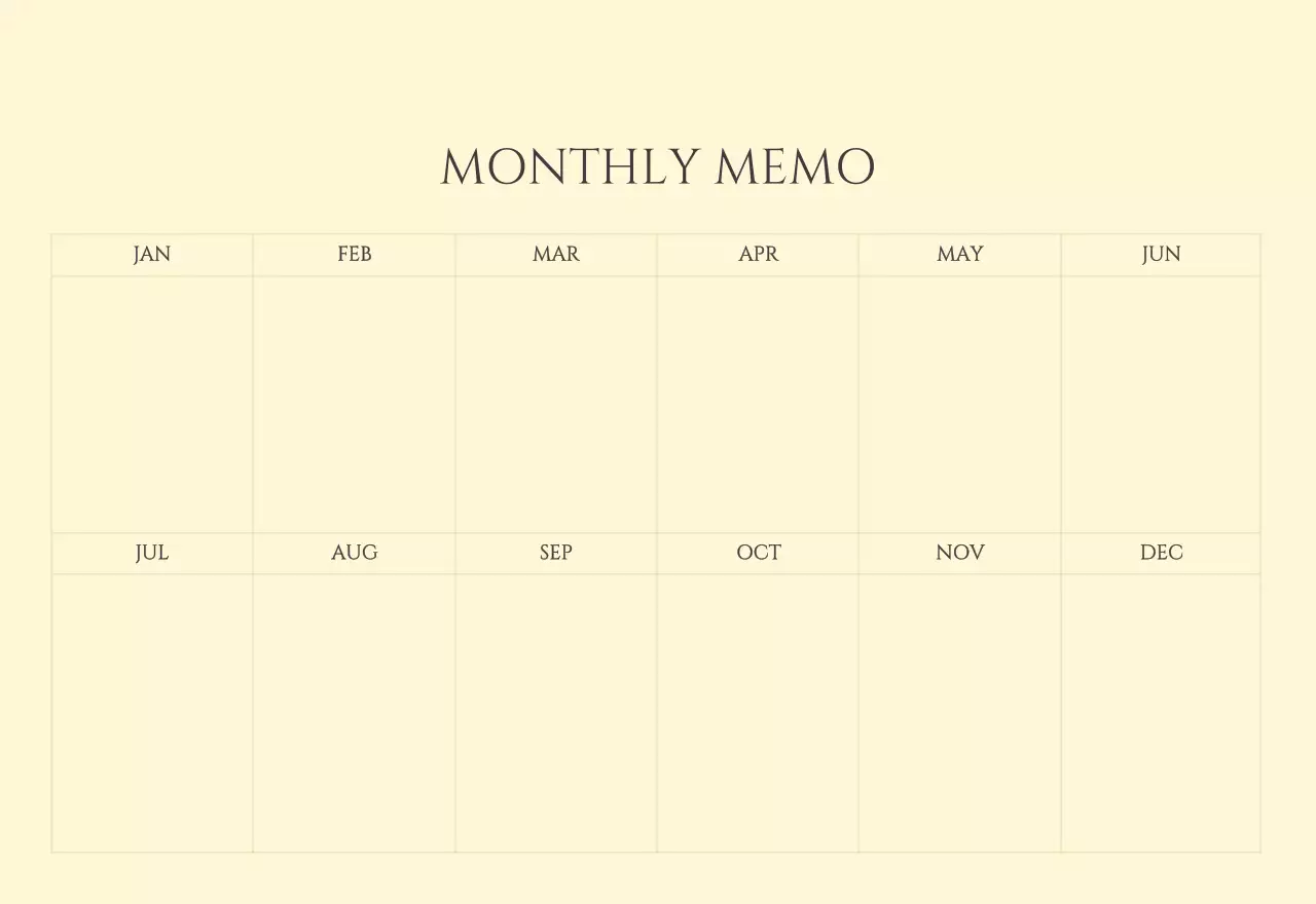 노랑 모던 계절 안내