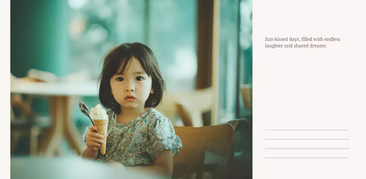 베이지 깔끔 가족 캘린더