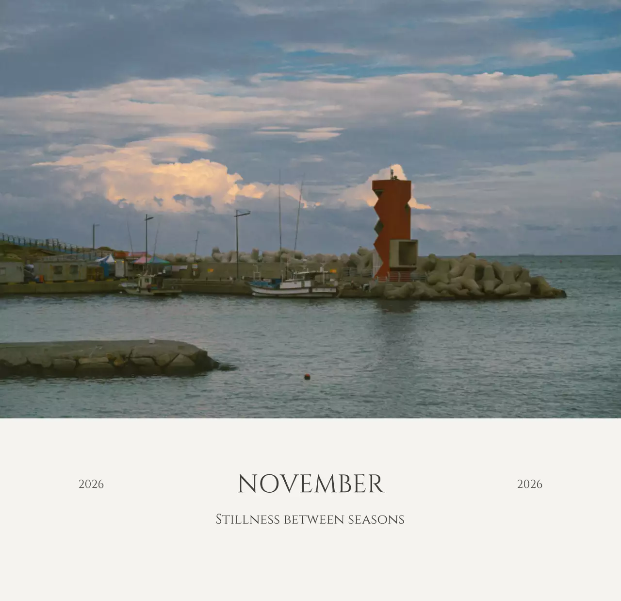 노랑 모던 계절 포트폴리오