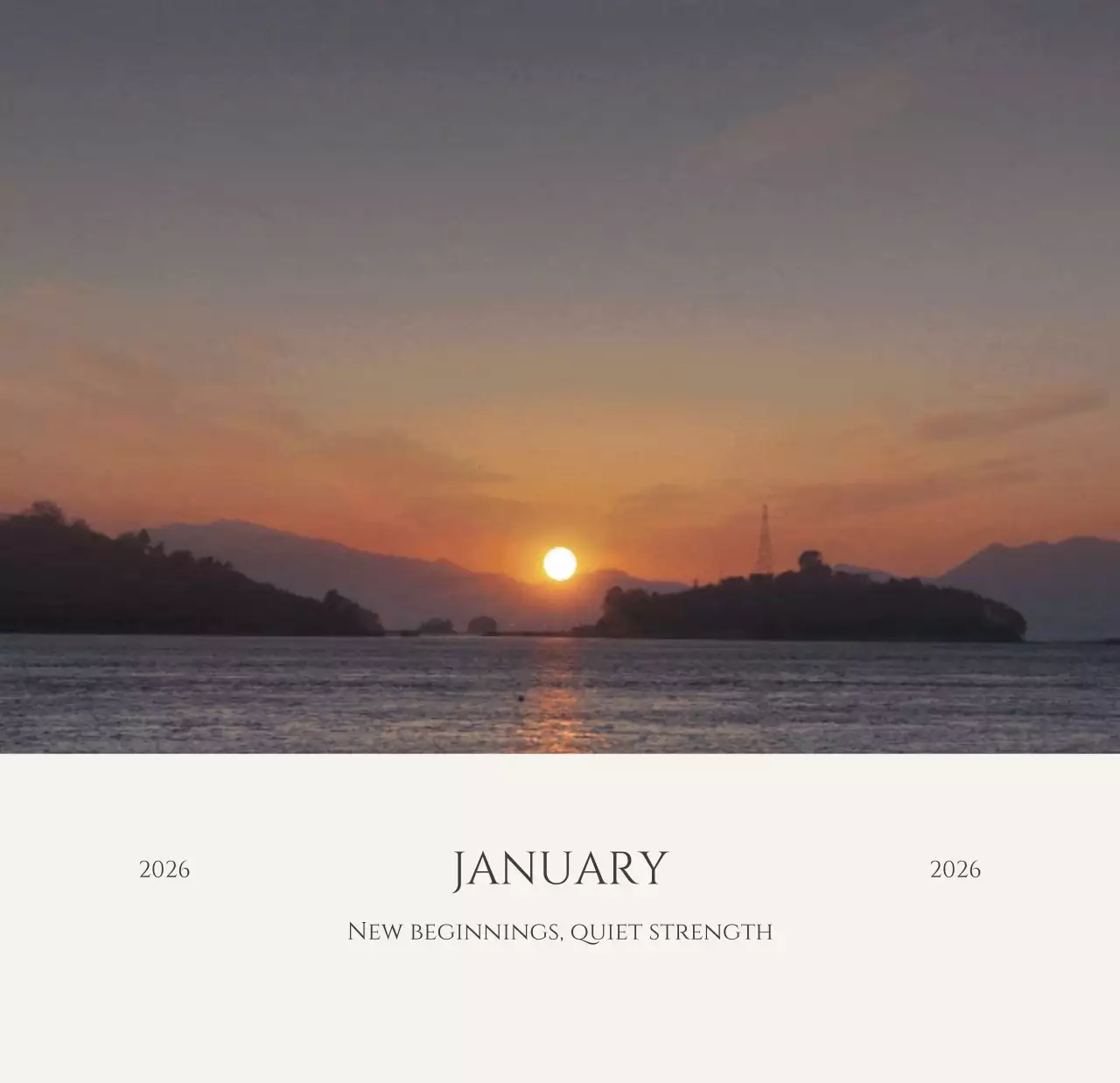 노랑 모던 계절 포트폴리오