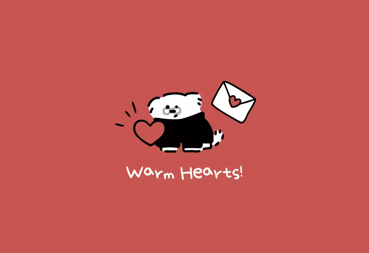 흰색 아기자기한 달력 캘린더