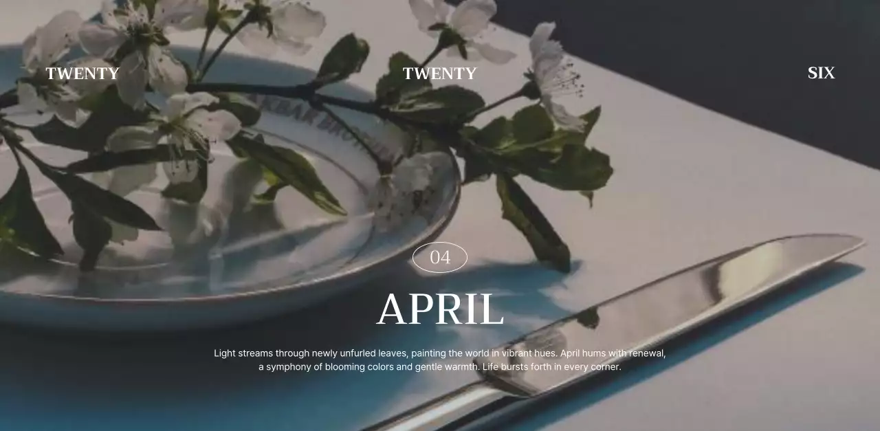 초록 심플 도시 캘린더