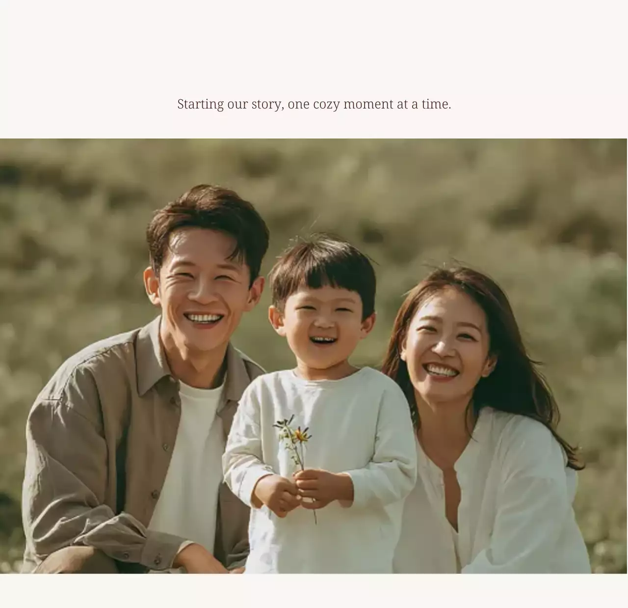 베이지 심플 가족 달력