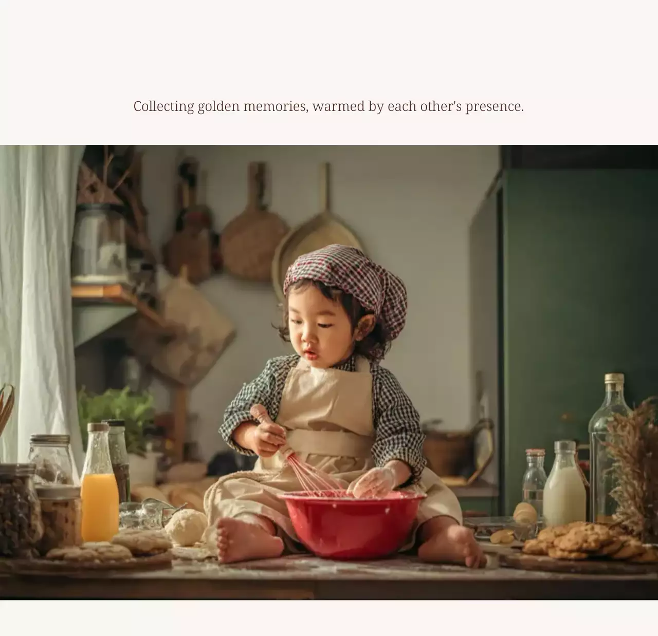 베이지 심플 가족 달력